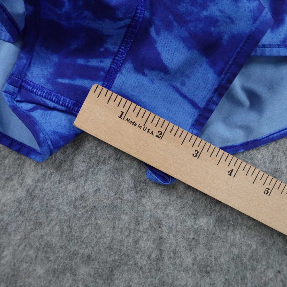 Lululemon Shorts Women 8 Blue Tie Dye Game Day Hotty Hot Low Rise 2.5" Athletic - Picture 2 of 9